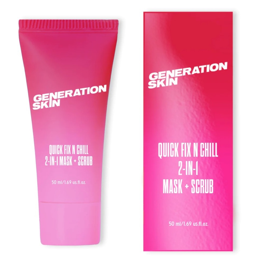 NIB Generation Skin Quick Fix N Chill 2-IN-1 Mask & Scrub